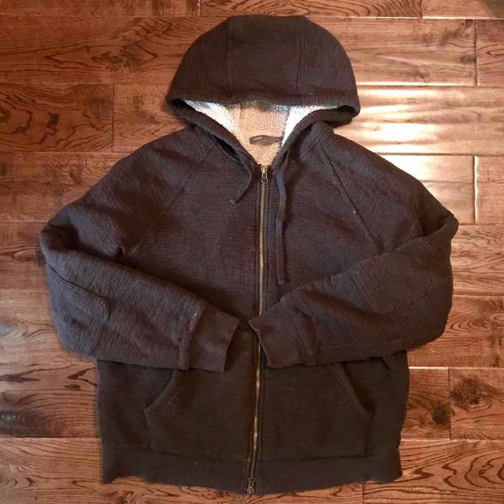 Vince. Thermal Zip Hoodie